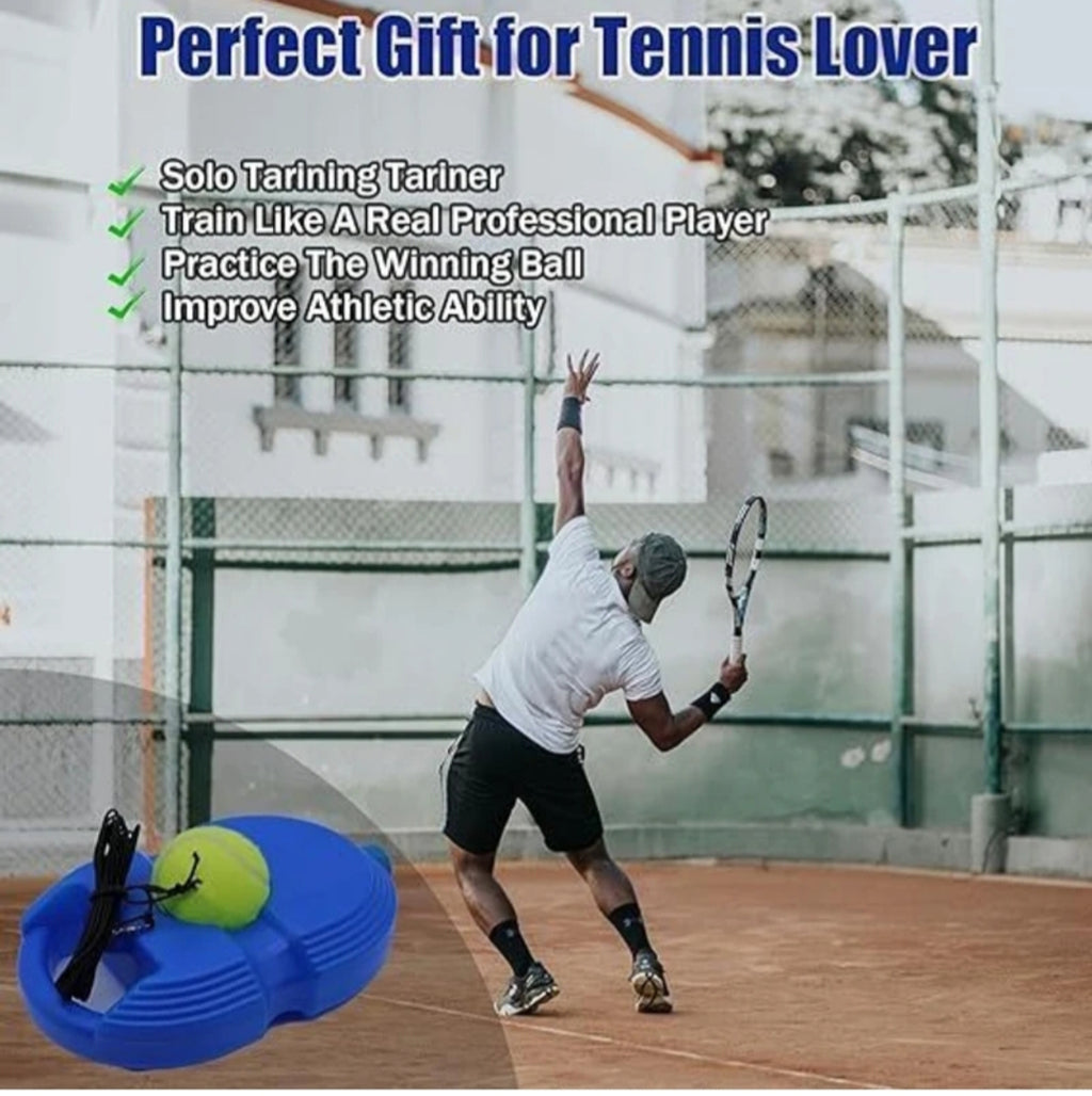 Solo Tennis Rebound Trainer – Practice Tennis Anytime, Anywhere   Train alone like a pro. No partner. No court. No problem 🎾