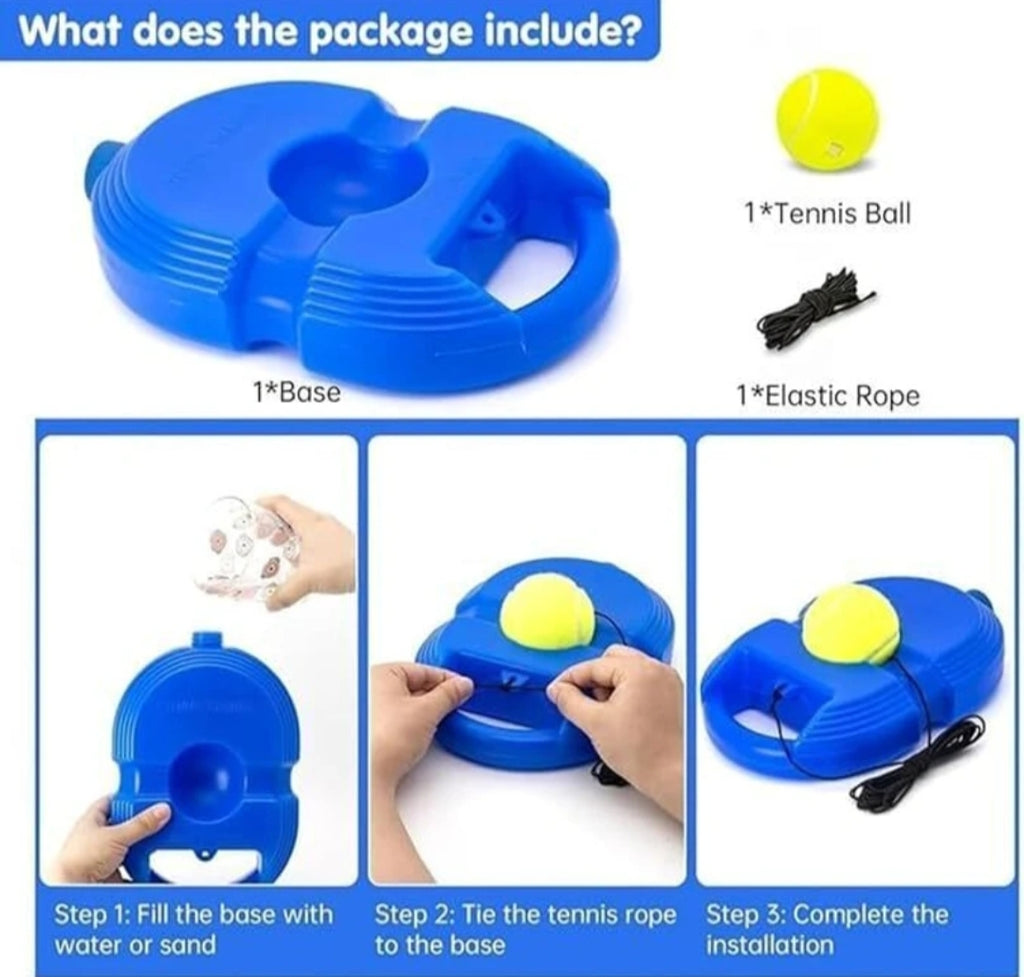 Solo Tennis Rebound Trainer – Practice Tennis Anytime, Anywhere   Train alone like a pro. No partner. No court. No problem 🎾